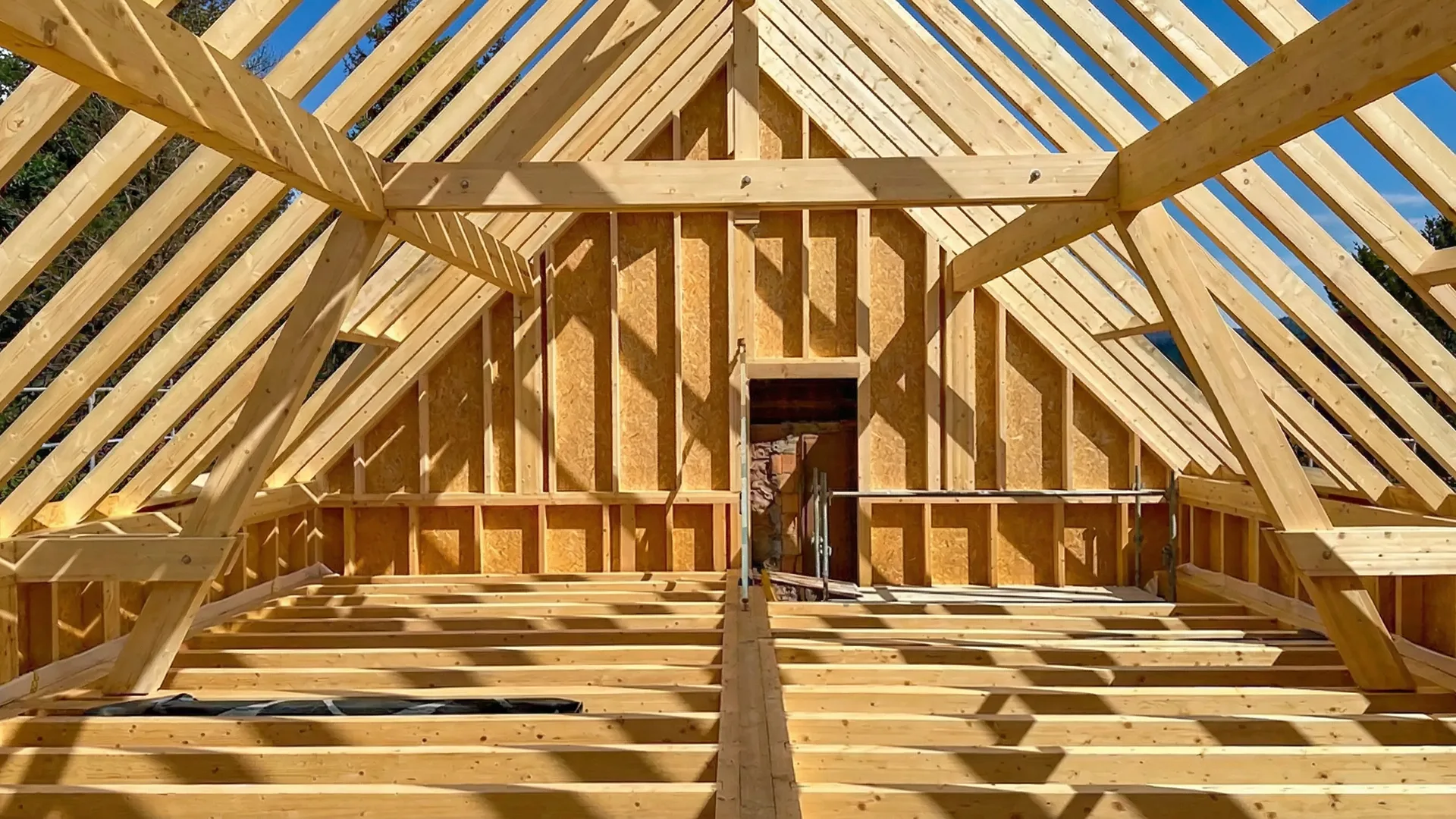 Construction en bois et métal proche de Molsheim