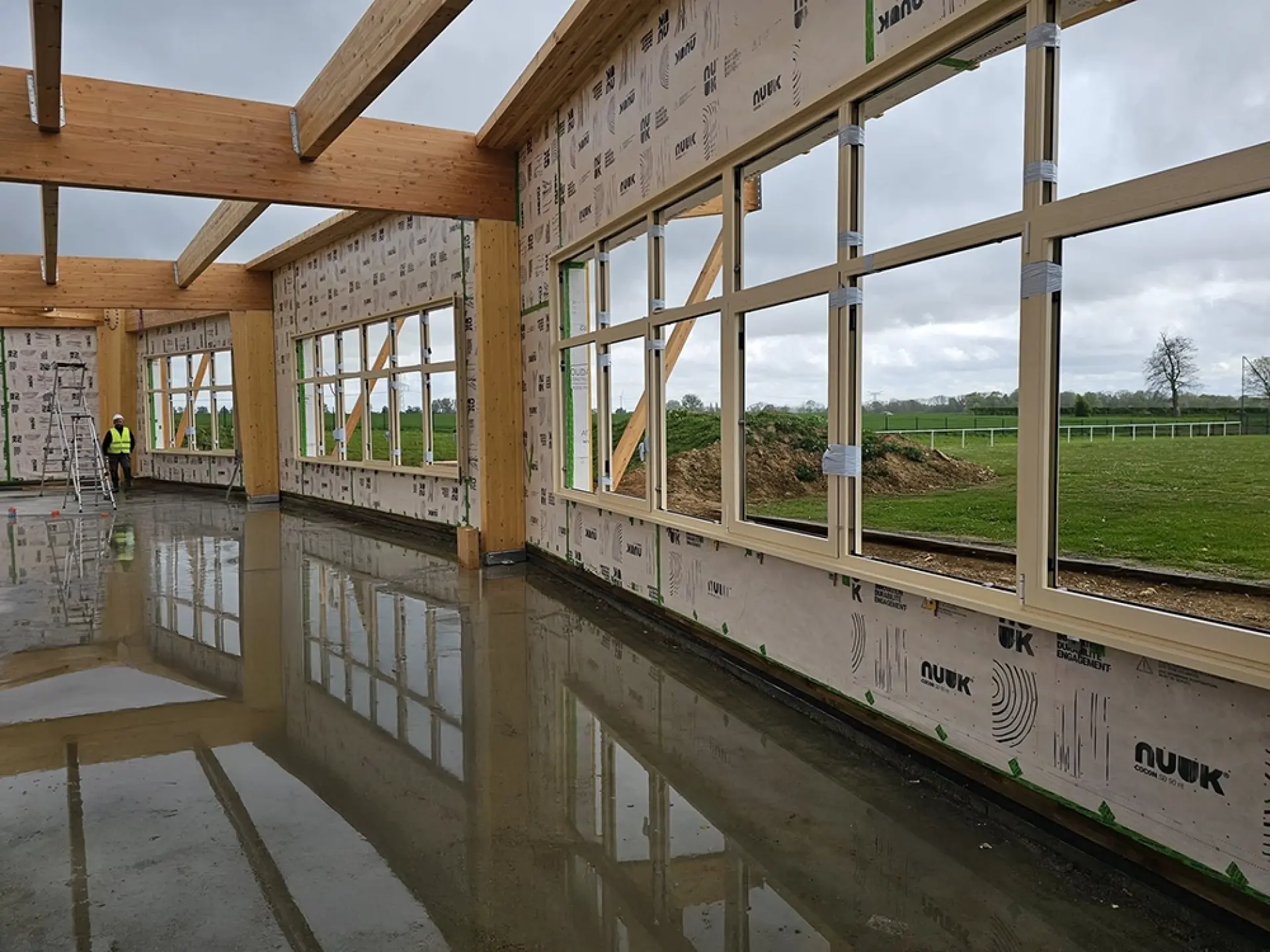 Installation de pergolas près d'Abbeville
