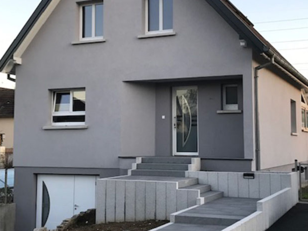 Rénovation de façade et isolation à Mulhouse