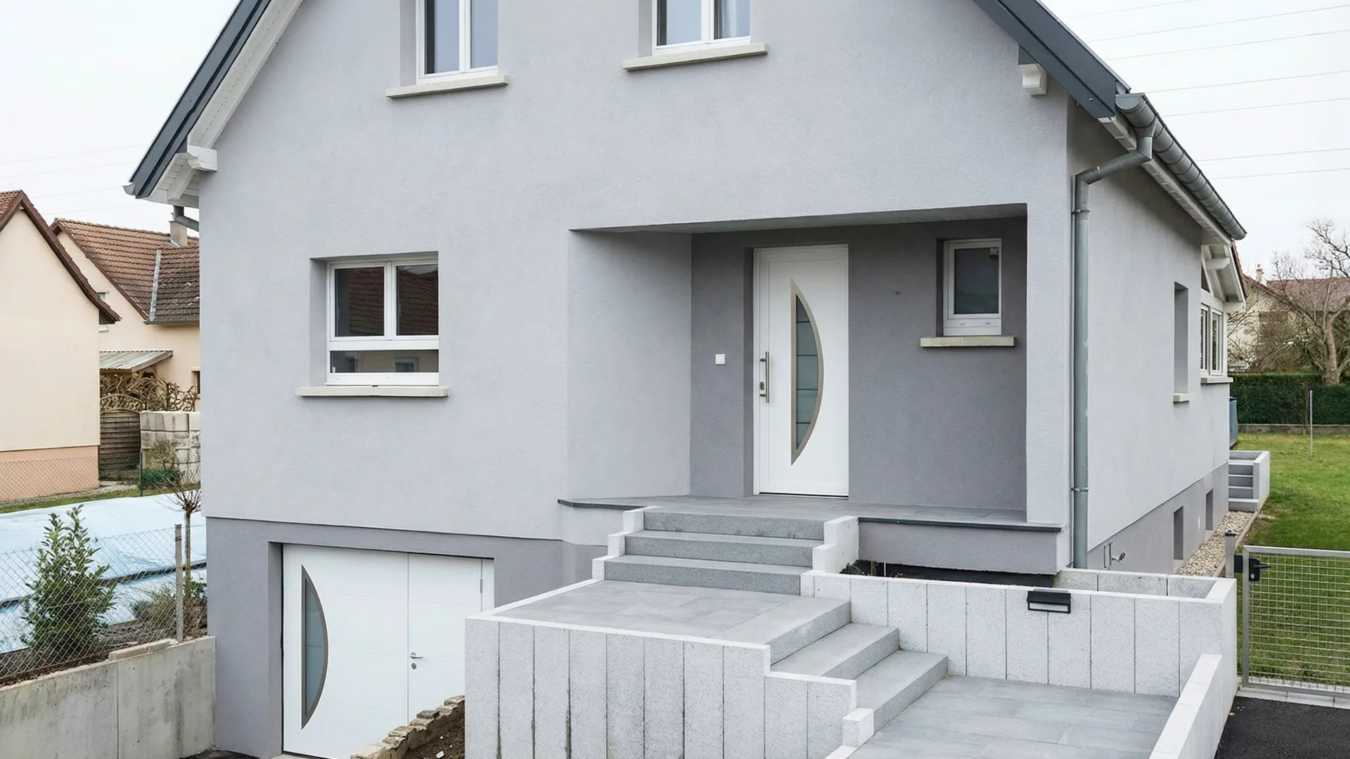 Rénovation de façade et isolation à Mulhouse