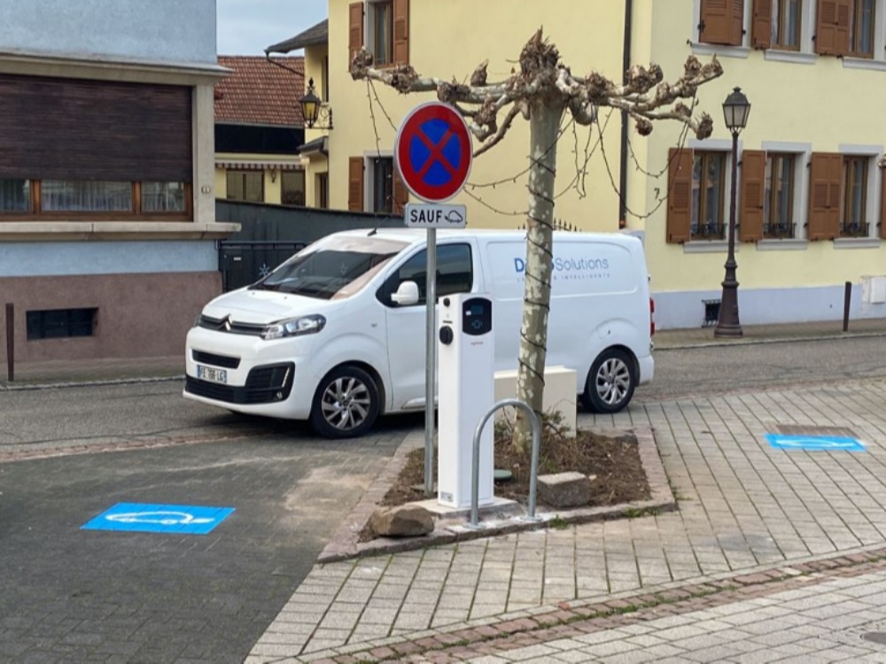 Installation de bornes de recharge dans le Grand Est