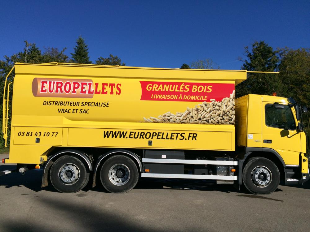 Livraison de pellets en Bourgogne-Franche-Comté