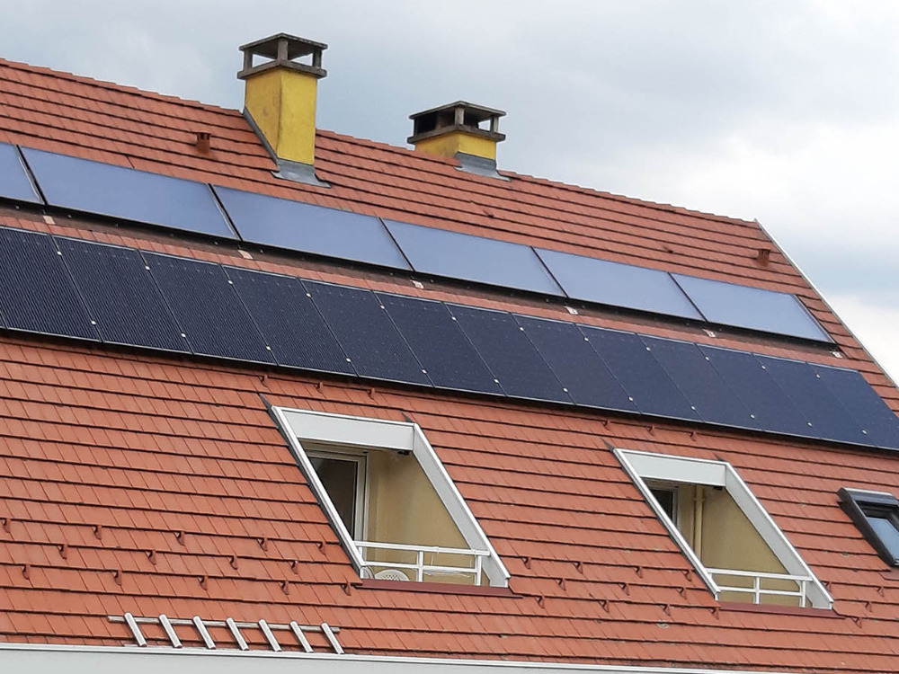 Installation de panneaux solaires en Alsace