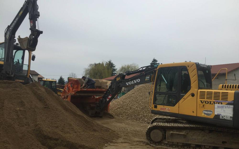 Travaux de terrassement proche de Vienne