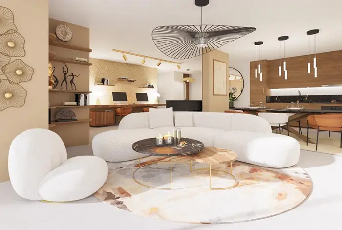 Décoration d'intérieur haut de gamme sur la Riviera française