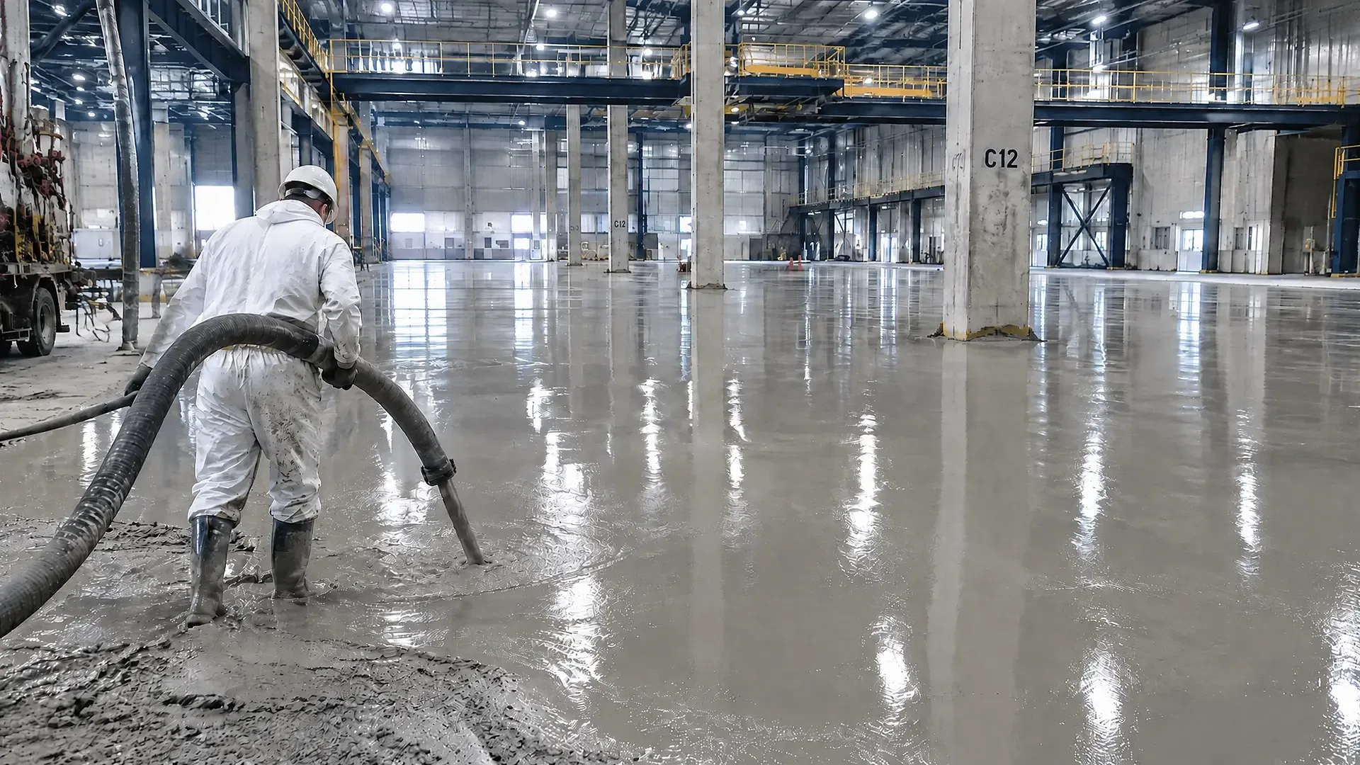 Chape liquide et isolation projetée autour de Valenciennes