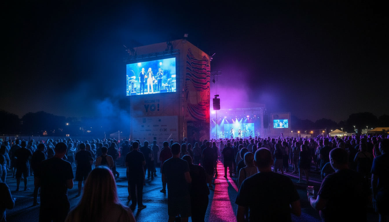 Installation de scènes événementielles dans le Grand Est