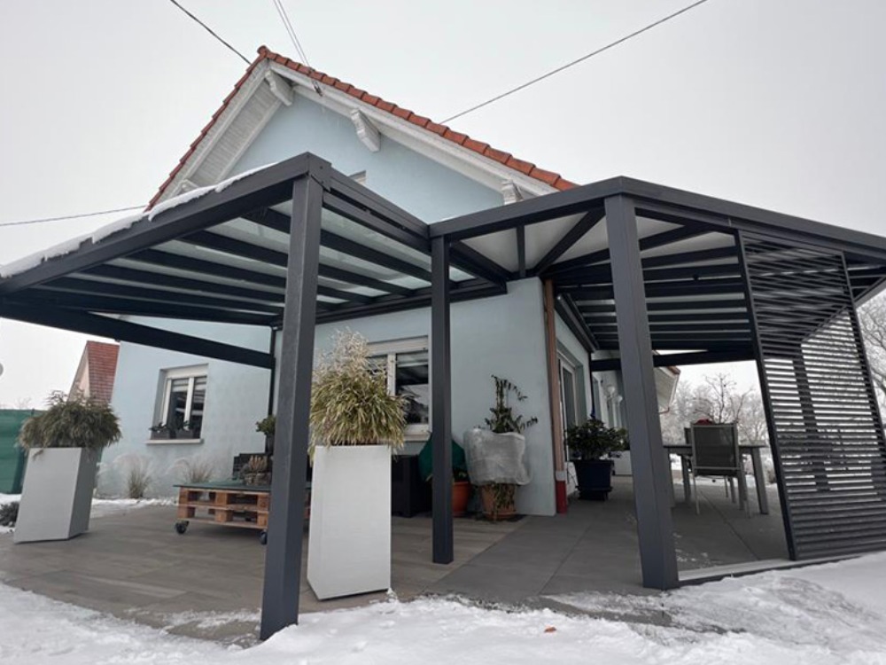 Pose de pergolas sur mesure en Alsace