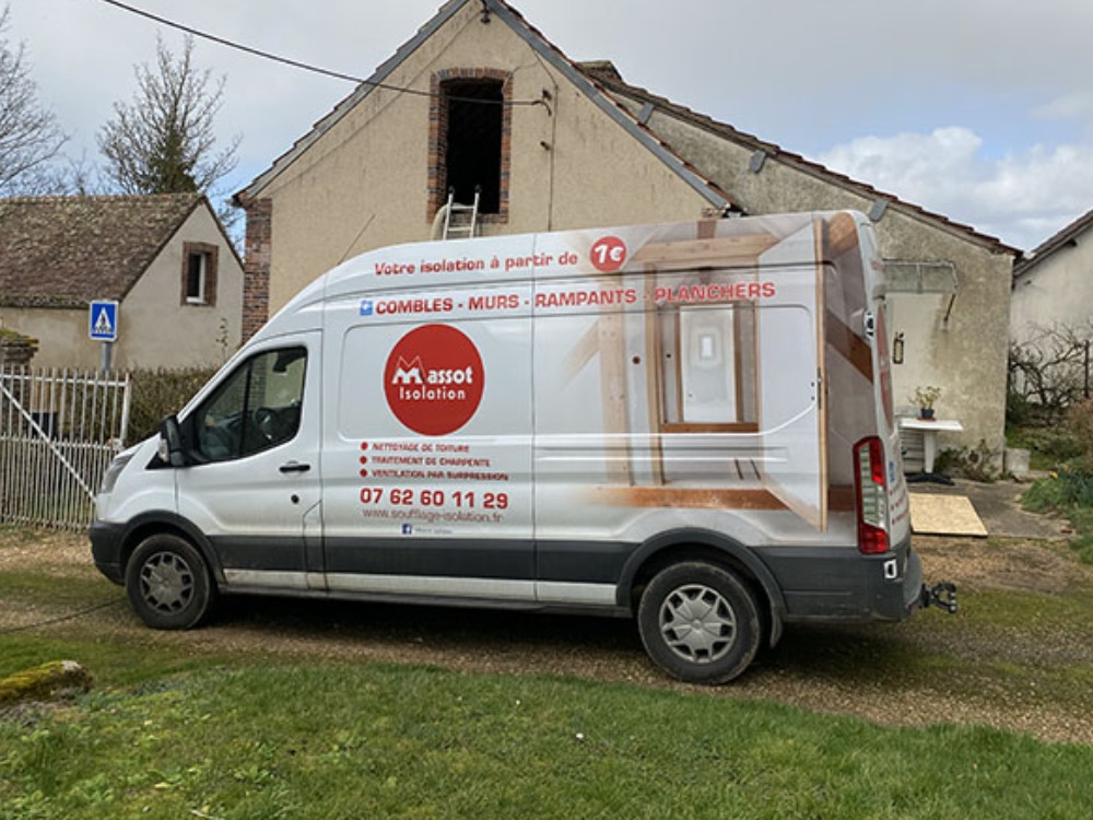 Isolation intérieure par soufflage en Eure-et-Loir