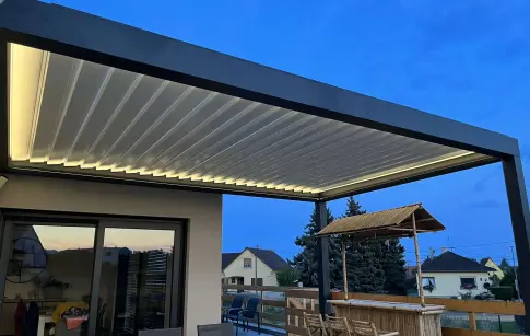 Pergola bioclimatique Griesheim