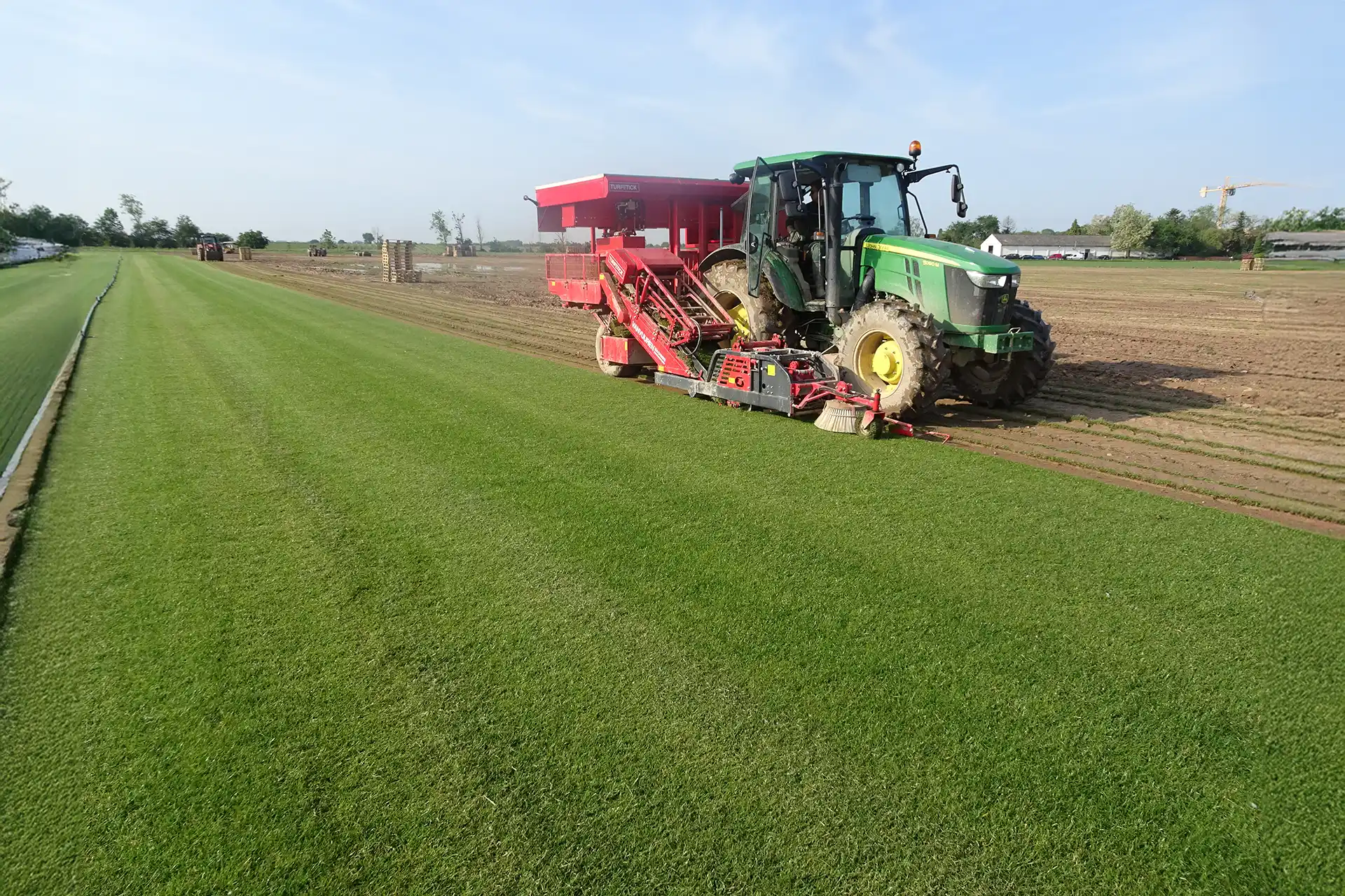 Production de gazon naturel en Grand Est