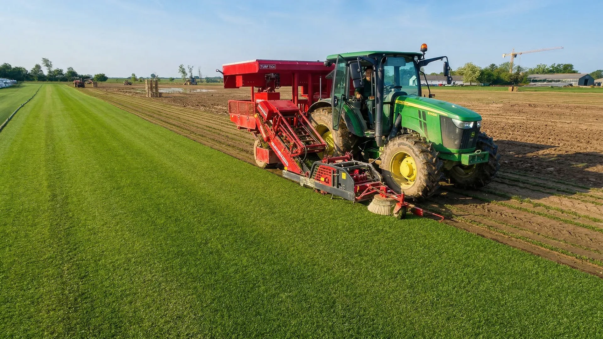 Production de gazon naturel en Grand Est