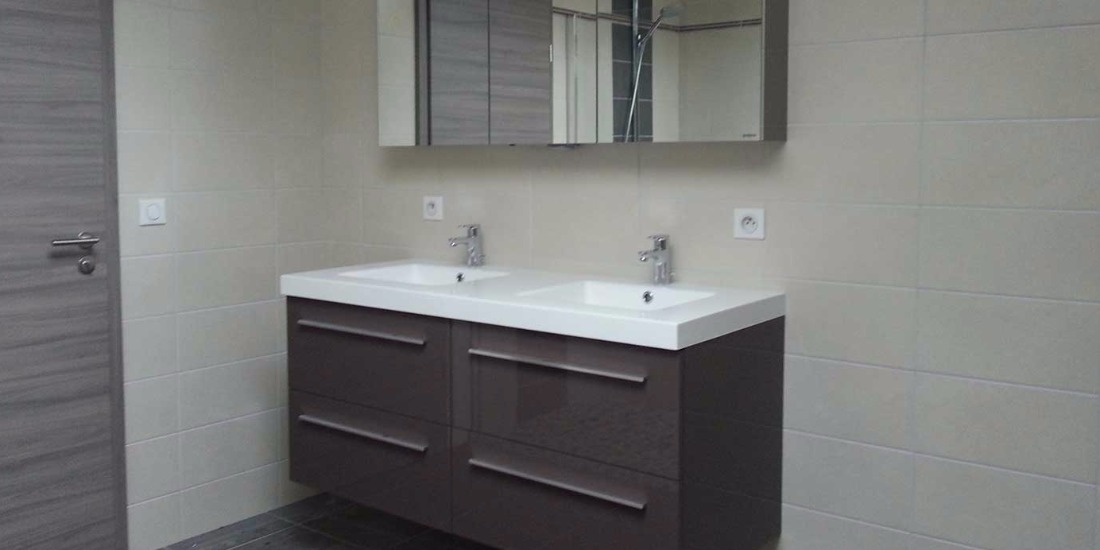 Pose de béton ciré dans le Sundgau