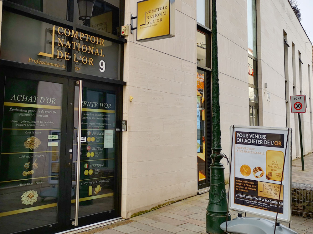 Achat et vente de métaux précieux à Haguenau