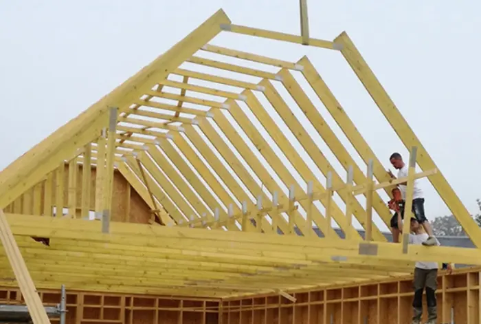 Construction en bois proche de Soissons