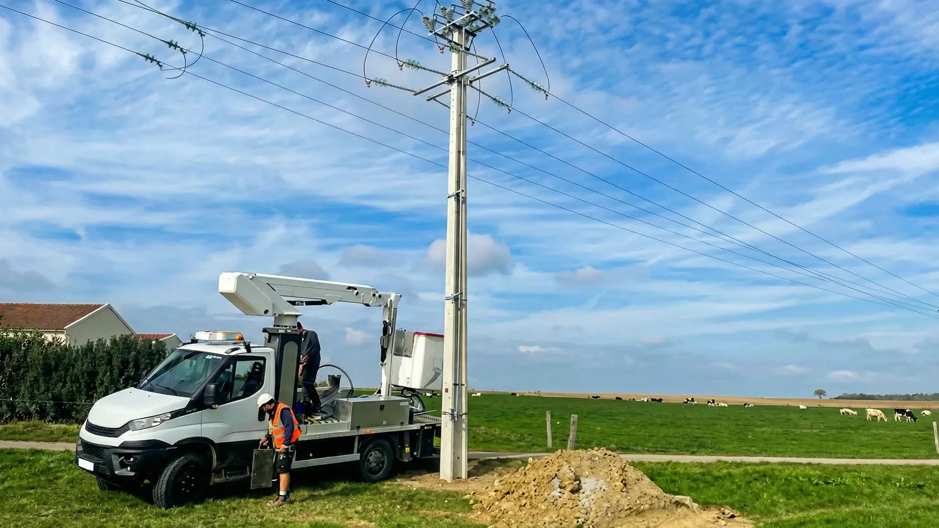 Travaux publics dans les Vosges