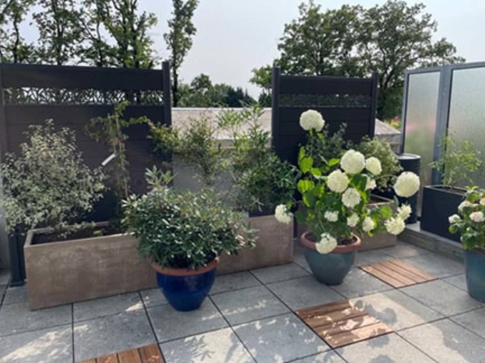 Création d'espaces verts près de Nantes