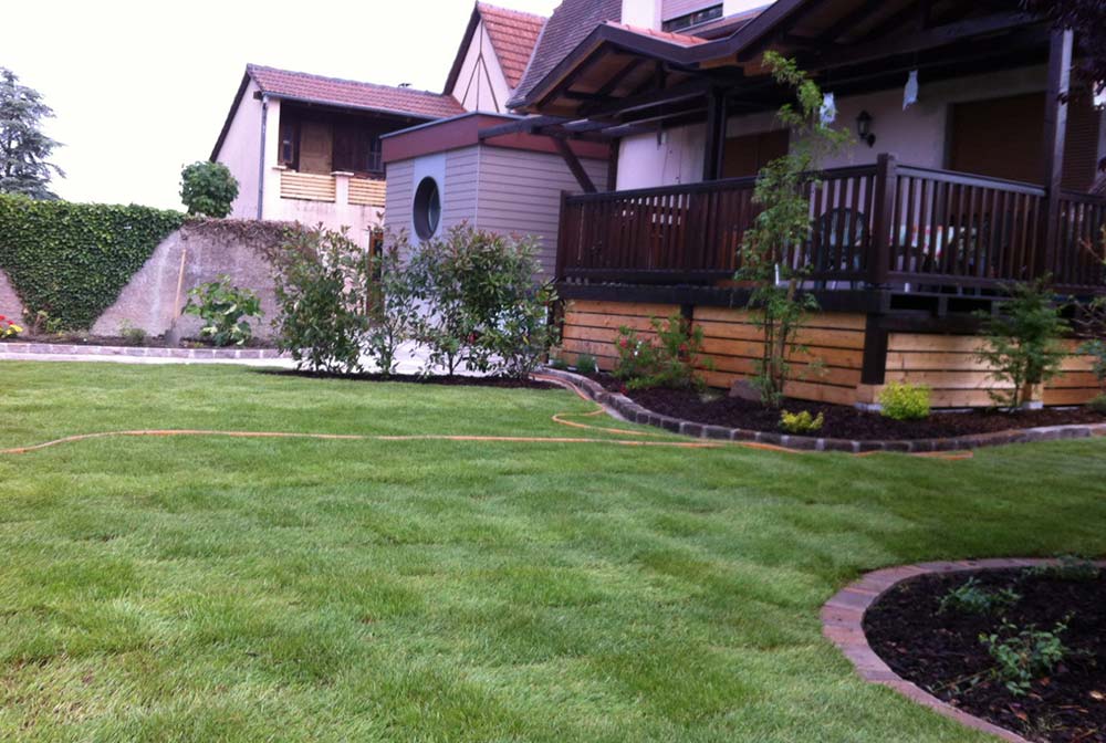 Aménagement d'espaces verts dans le Bas-Rhin