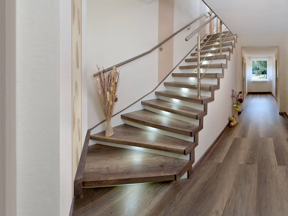 Rénovation d'escaliers dans le Grand Nord