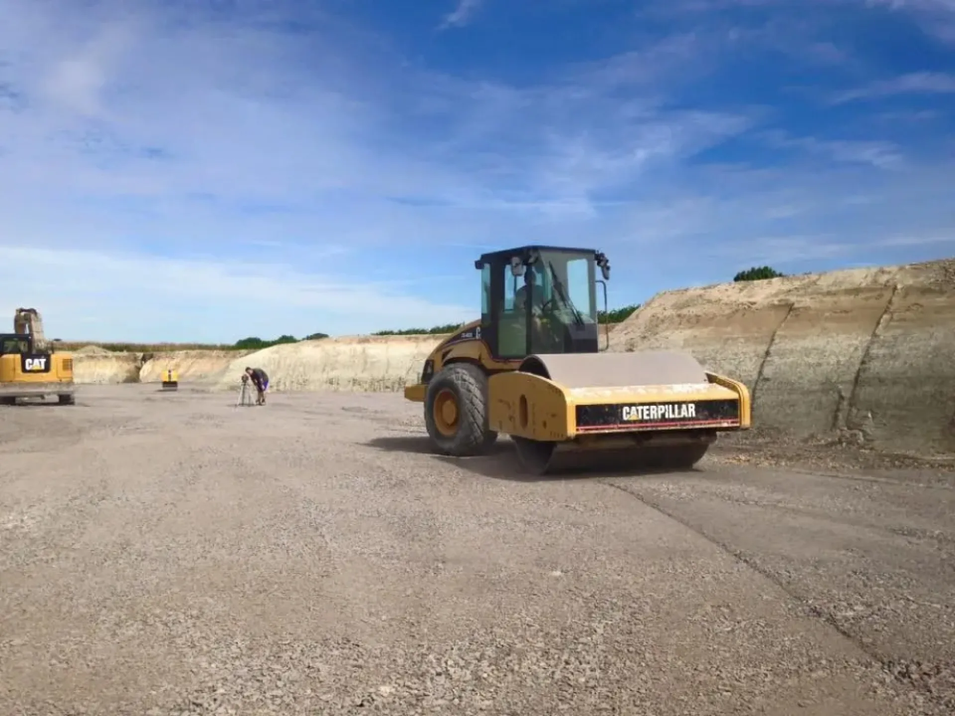 Travaux de terrassement dans les Ardennes